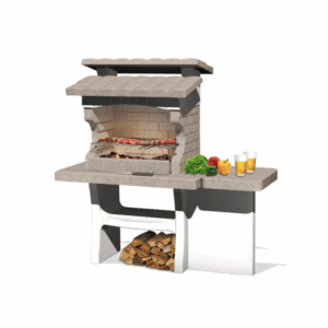 Barbecue en béton beige et gris Luxor