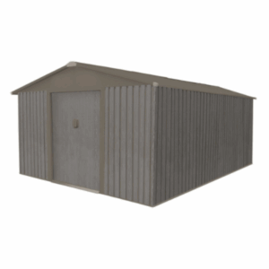 Abri de jardin métal aspect bois